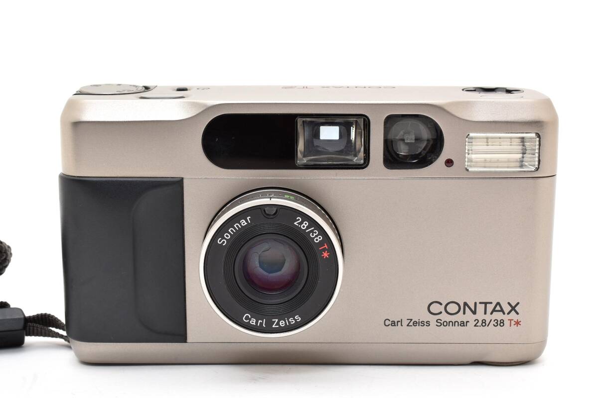 ★ジャンク品★ CONTAX コンタックス T2 チタンシルバー フィルムカメラ 高級コンパクトカメラ #3758