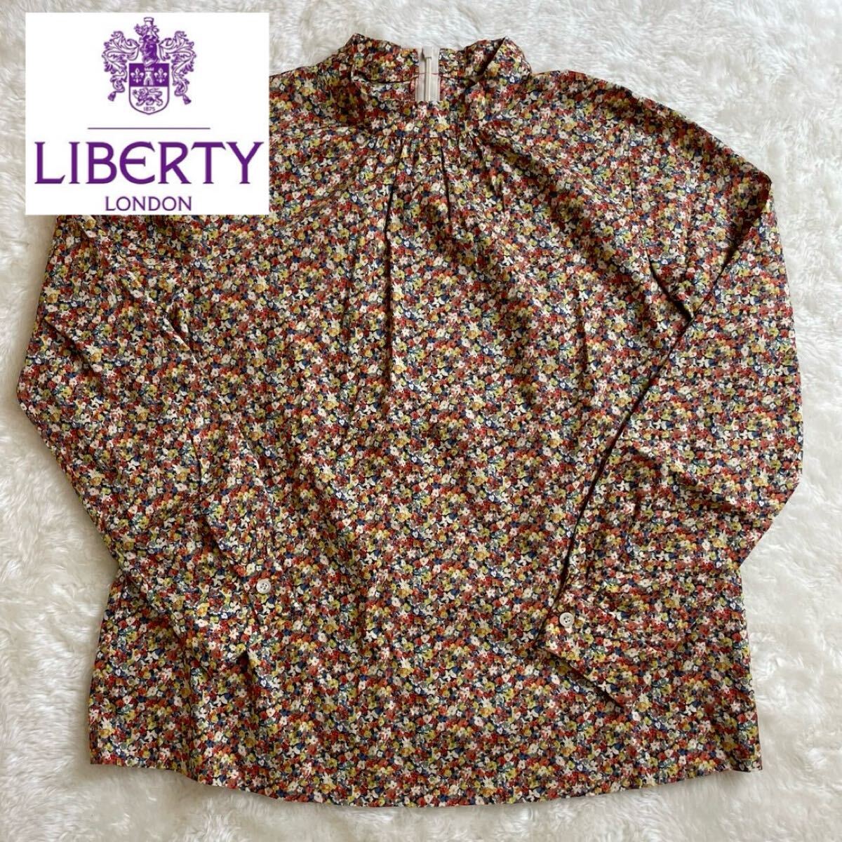 美品◇crespi◇リバティ◇小花柄ブラウス◇Leila◇レイラ◇タナローン