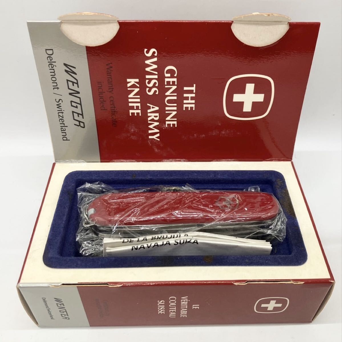 未使用 ！？ VICTORINOX ビクトリノックス Vintage Wenger スイス 万能ナイフ オールド ウェンガー Swiss Army knife ツーナイフ 11
