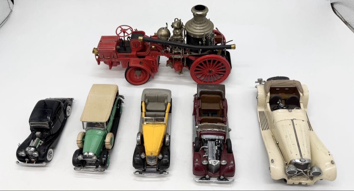 全て FRANKLINMINT フランクリンミント 1912年型　クリスティー 前輪駆動蒸気式ポンプ車 クラシックカー車 等 ミニカー まとめて 6点 L105