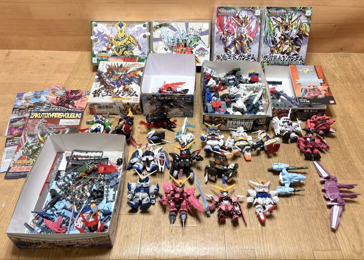 ガンダムBB戦士 SD三国創傑伝 SD戦国伝 劉備ユニコーンガンダム ソフヒ プラモデル 等 大量 まとめて 28個 G6