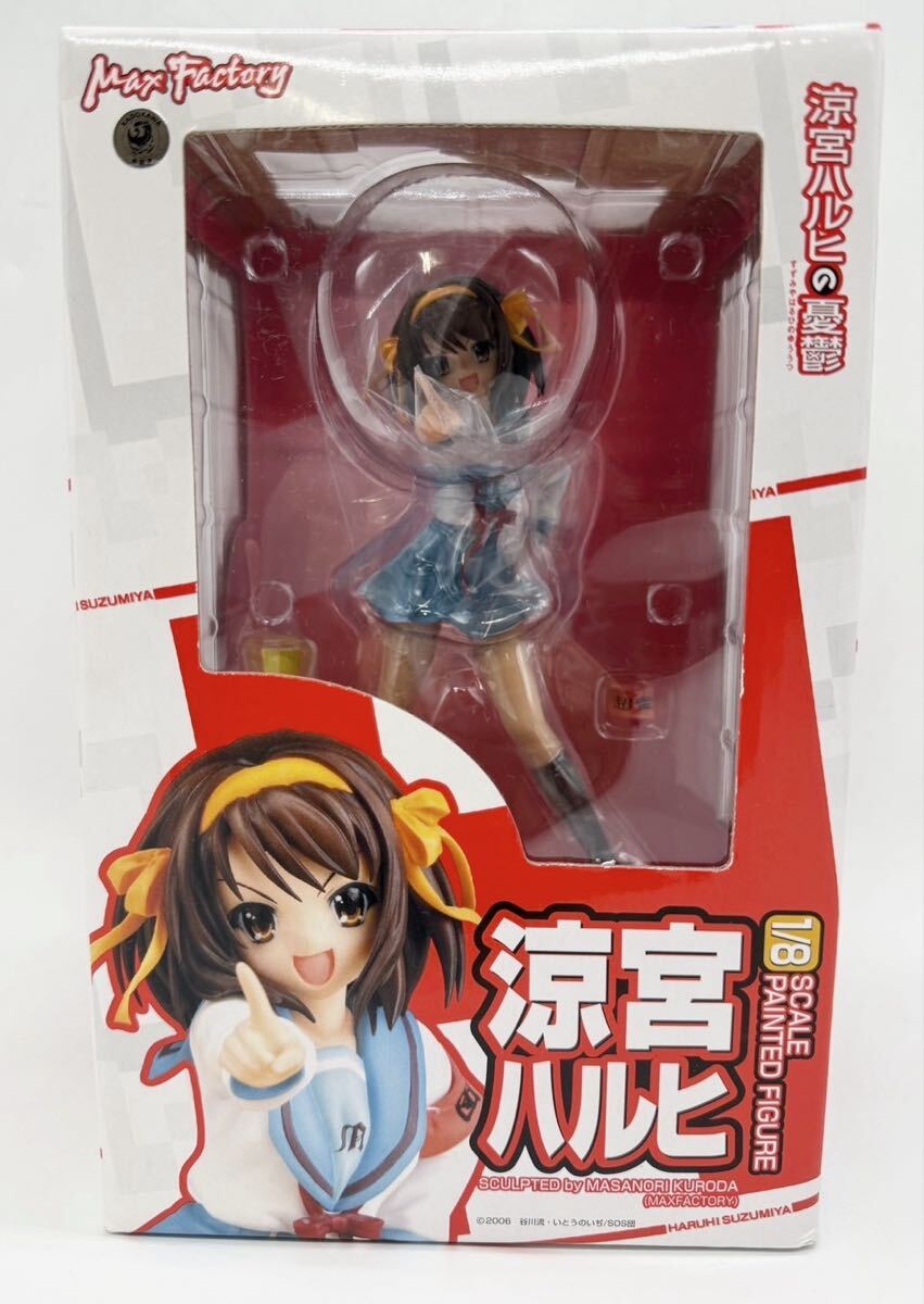 未使用☆ 未開封☆ MaxFactory 涼宮ハルヒの憂鬱 涼宮ハルヒ 1/8スケール フィギュア コレクター コレクション M15