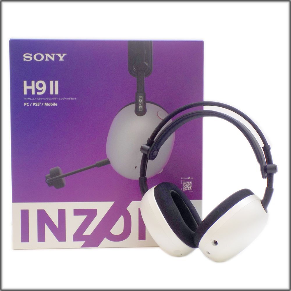 美品 SONY ソニー INZONE H9 Ⅱ WH-G910N ゲーミングヘッドセット FNATIC共同開発 ノイズキャンセル ワイヤレス Bluetooth
