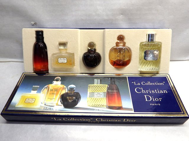 クリスチャン・ディオール La Collection Christian Dior ミニボトル5種■オードトワレ 計35ml 残量画像参照■検索用/香水 フレグランス