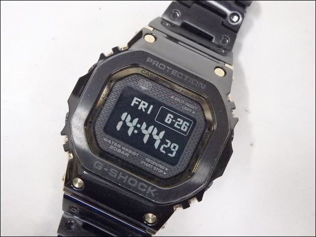 保証残有!! 美品 CASIO/カシオ◆GMW-BZ5000BD-1JF/Gショック◆フルメタル タフソーラー Bluetooth対応 冊子・元箱付