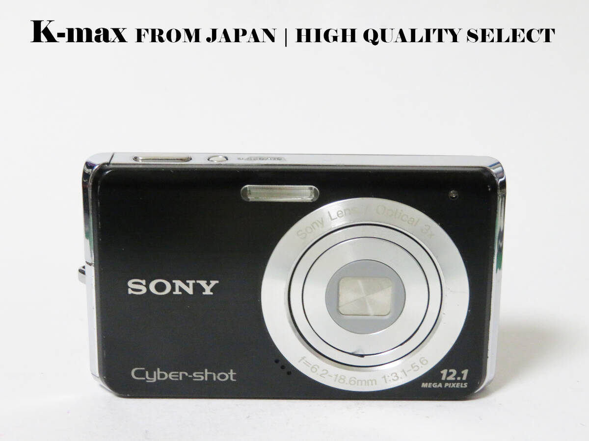 ジャンク品【極上美品】 Sony Cyber-shot DSC-W190 Black 正常動作品 [Top Mint] Y2K CCD Sensor Classic #9951