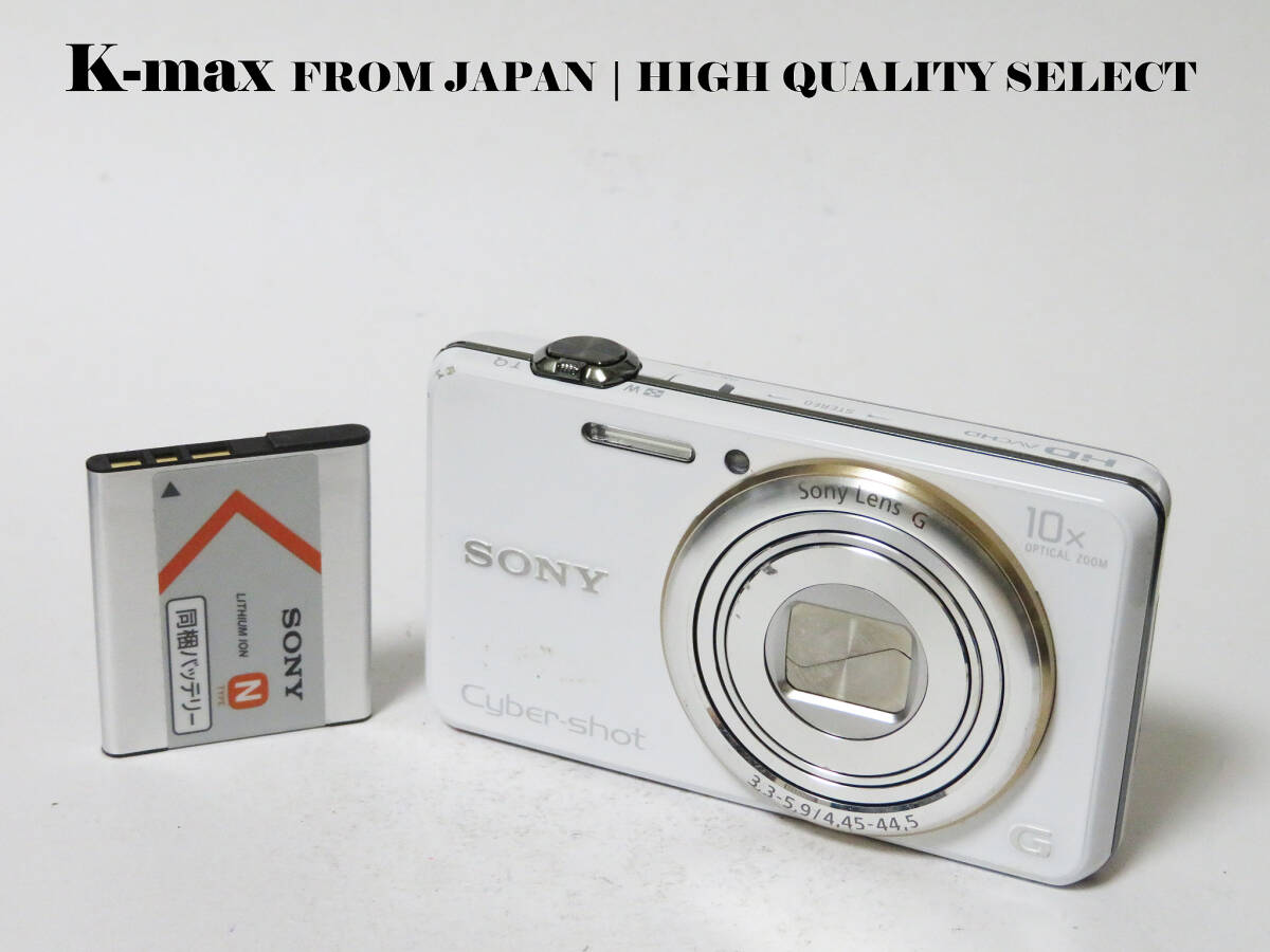 【極上美品】 Sony Cyber-shot DSC-WX100 White 正常動作品 [Top Mint] Y2K CCD Sensor Classic #9962