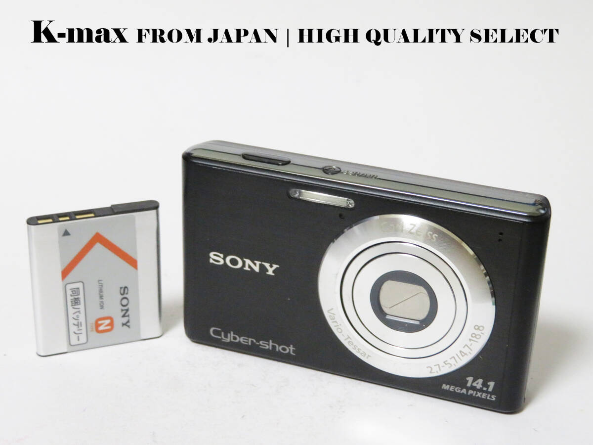 【極上美品】 Sony Cyber-shot DSC-W550 Black 正常動作品 [Top Mint] Y2K CCD Sensor Classic #9963