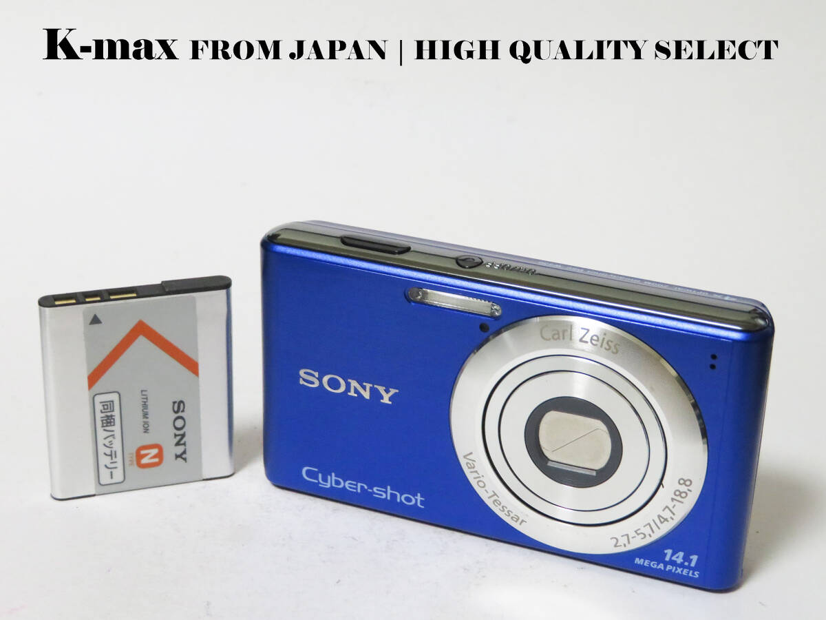 【極上美品】 Sony Cyber-shot DSC-W530 Blue 正常動作品 [Top Mint] Y2K CCD Sensor Classic #9965