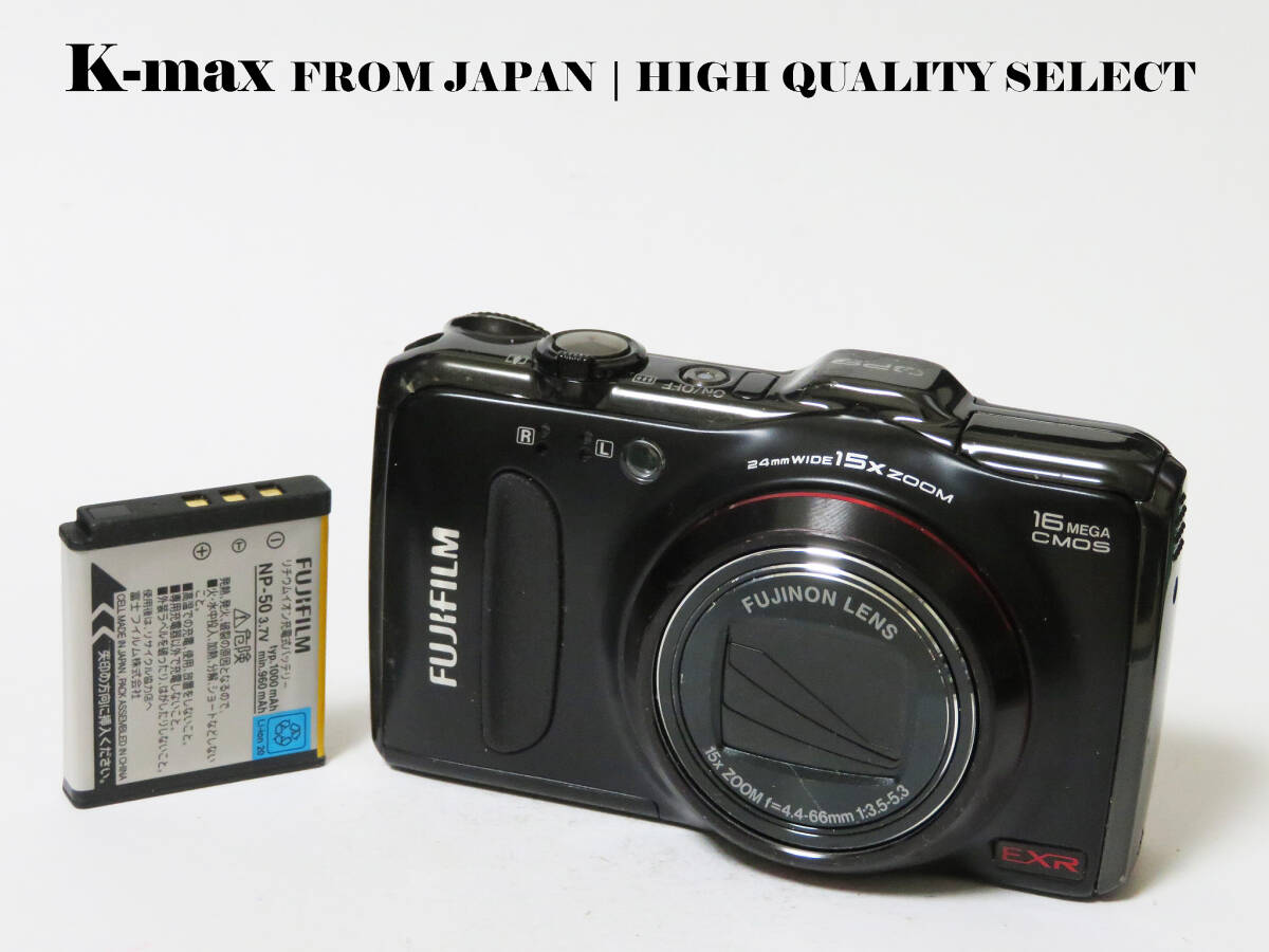 【極上美品】 FUJIFILM FinePix F550EXR Black 正常動作品 [Top Mint] Y2K CCD Sensor Classic #8124