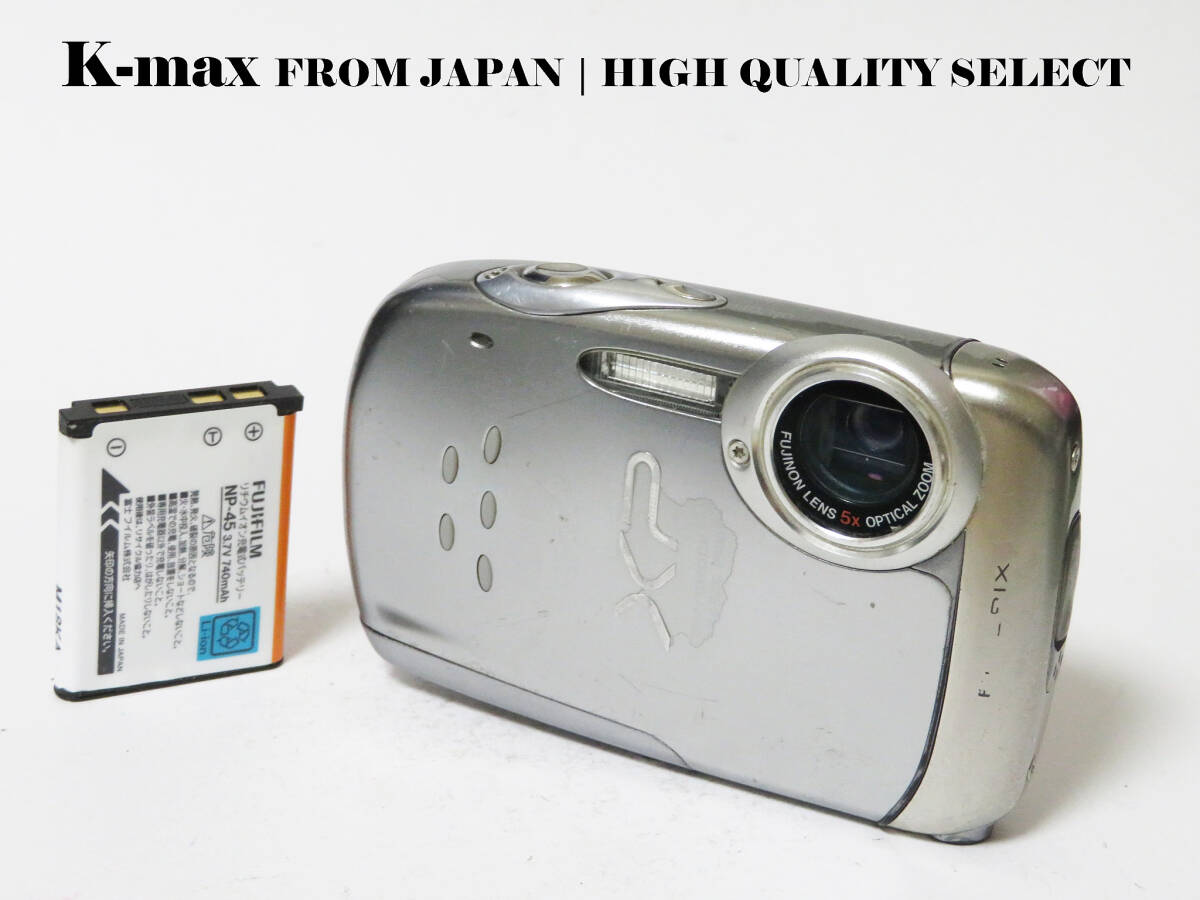 【極上美品】 FUJIFILM FinePix XP10 Silver 正常動作品 [Top Mint] Y2K CCD Sensor Classic #8129
