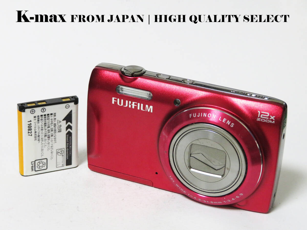 【極上美品】 FUJIFILM FinePix T500 Red 正常動作品 [Top Mint] Y2K CCD Sensor Classic #8156