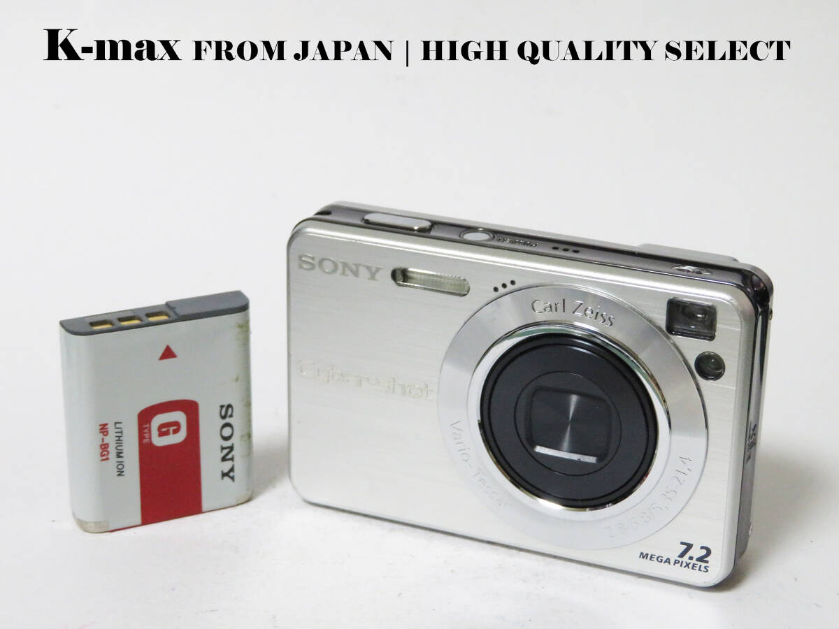 【極上美品】 Sony Cyber-shot DSC-W110 Silver 正常動作品 [Top Mint] Y2K CCD Sensor Classic #8176