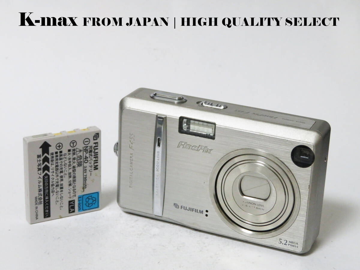 【極上美品】 Fujifilm FinePix F455 Silver 正常動作品 [Top Mint] Y2K CCD Sensor Classic #8226