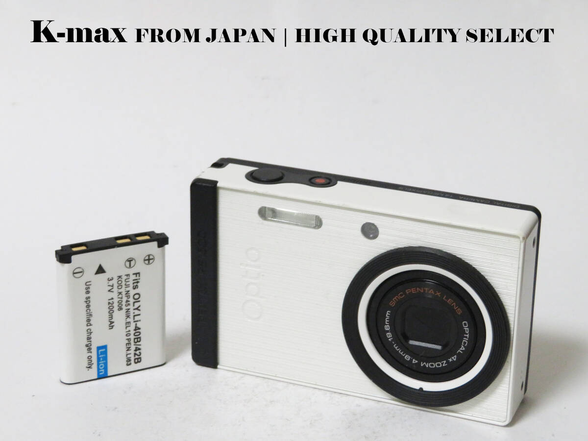 【極上美品】 Pentax Optio RS1500 White 正常動作品 [Top Mint] Y2K CCD Sensor Classic #8256