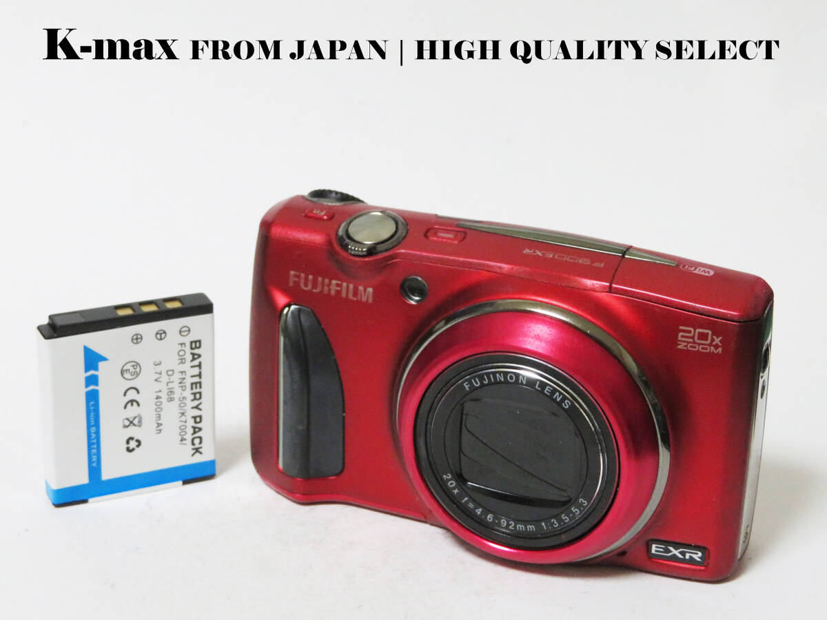 【極上美品】 Fujifilm FinePix F900EXR Red 正常動作品 [Top Mint] 16MP EXR Sensor Compact Camera #8348