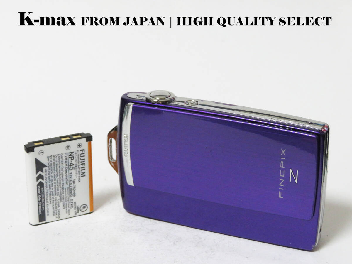 【極上美品】 Fujifilm FinePix Z110 Purple 正常動作品 [Top Mint] Compact Digital Camera #8351