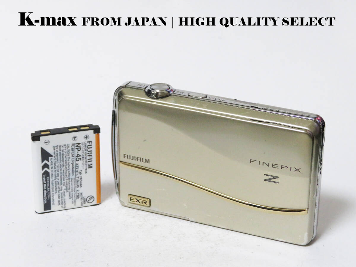 【極上美品】 Fujifilm FinePix Z800EXR Champagne Gold 正常動作品 [Top Mint] Compact Digital Camera #8353