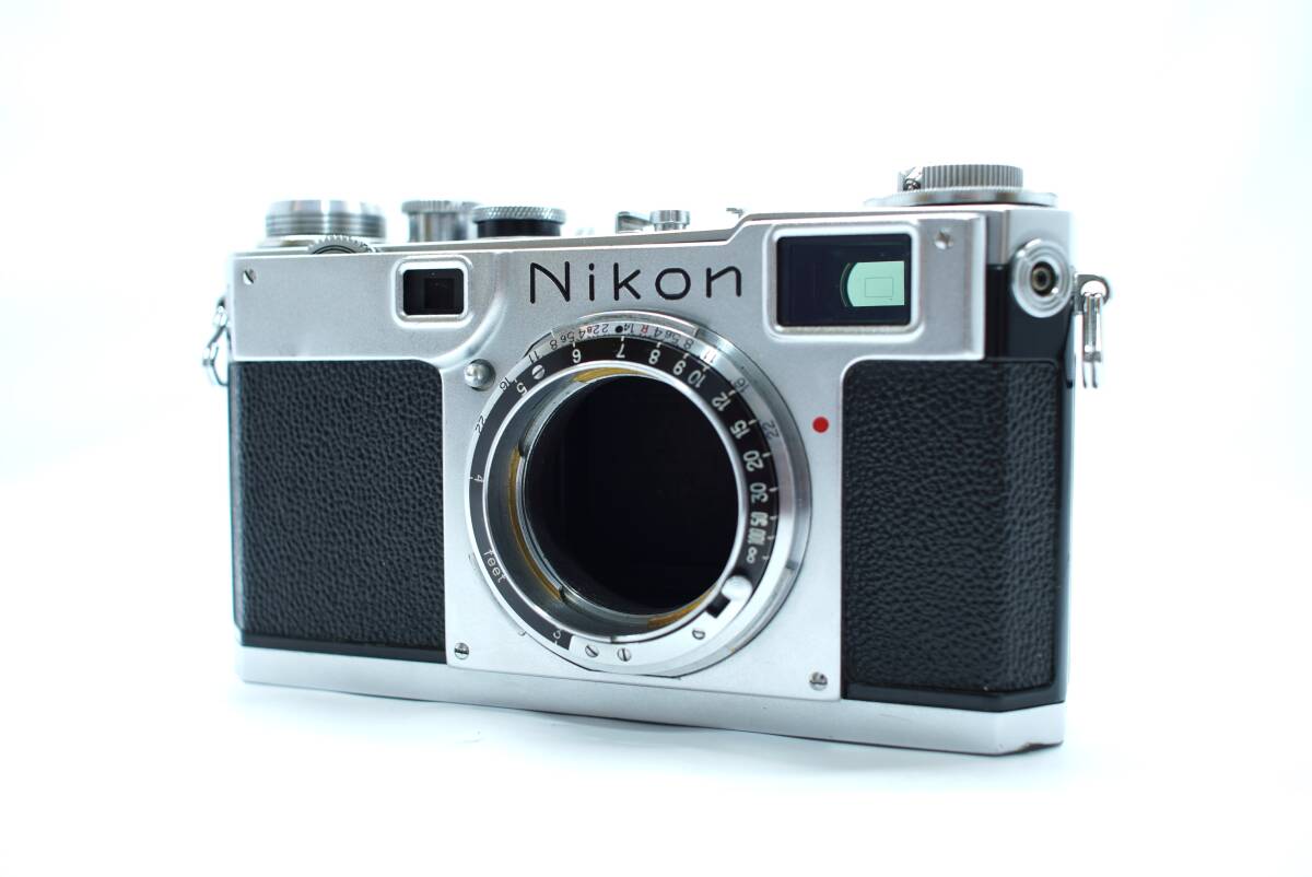 超美品 Nikon S2 Black Dial 後期型 レンジファインダー フィルムカメラ ＃T061