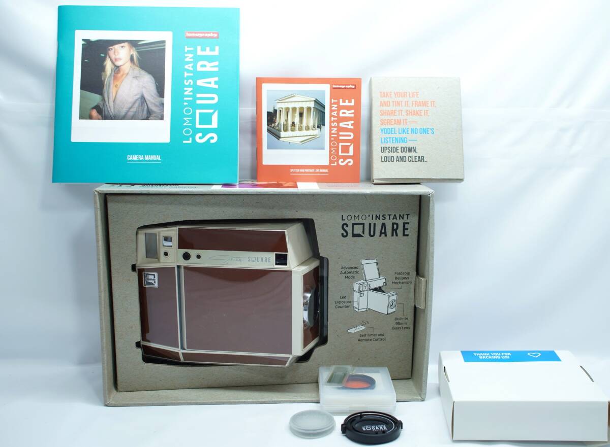 極上美品 　LOMOGRAPHY SQUARE Grass インスタントカメラ ＃T079