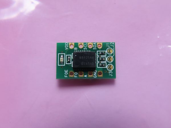 【組立済】 RX-8025NB使用 I2C接続リアルタイムクロック(RTC)モジュール 秋月電子 AE-RX-8025NB