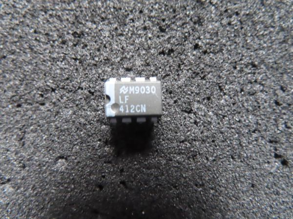 【未使用】 2回路　オペアンプ　LF412CN