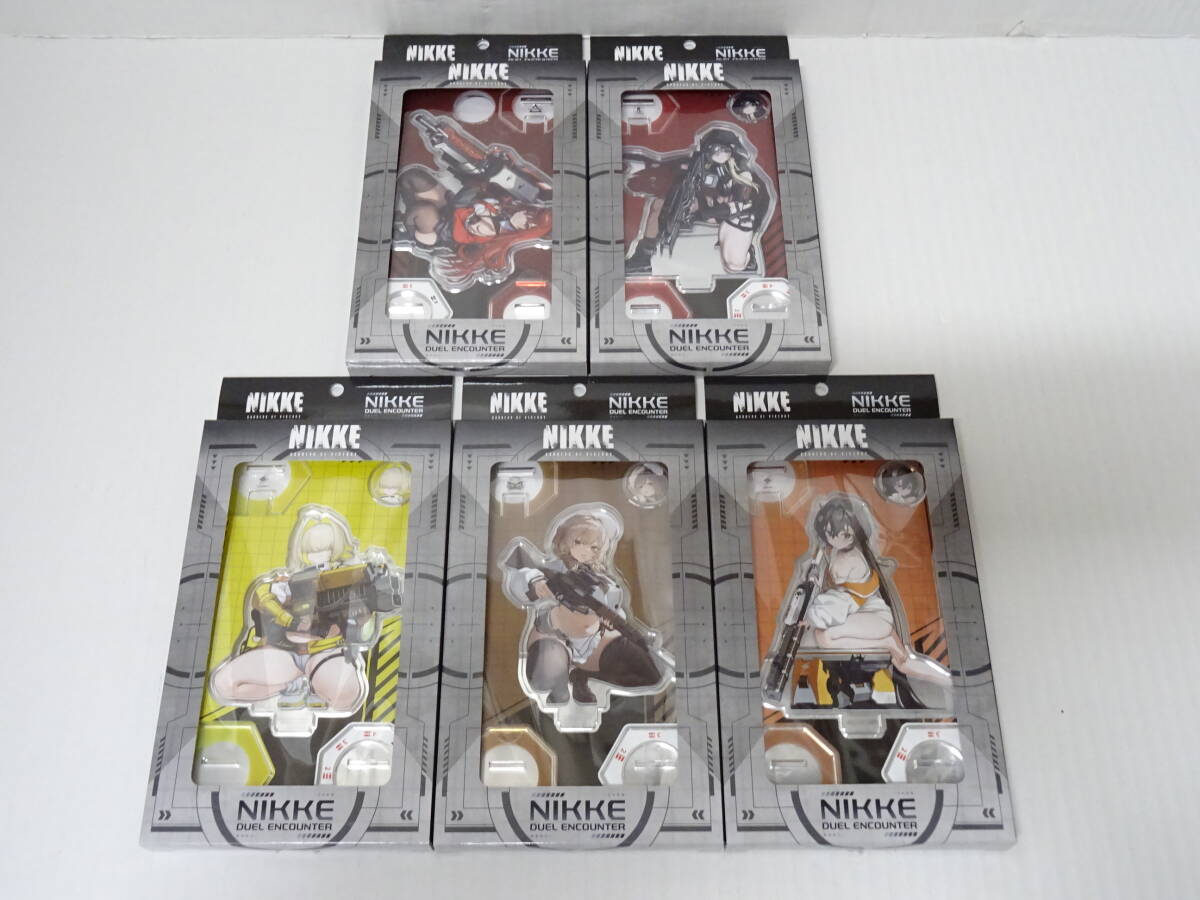 【未使用】HO-336◆勝利の女神：NIKKE DUEL ENCOUNTER 5種まとめて ラピ/グレイブ/エレグ/トロニー/ブレッディ 中古品