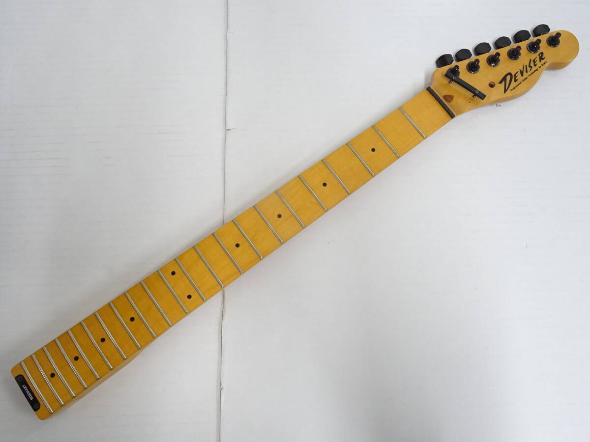 【ジャンク品】MU-682◆Devi'ser ディバイザー TL ギター ネック 全長約66cm ギターパーツ 中古品