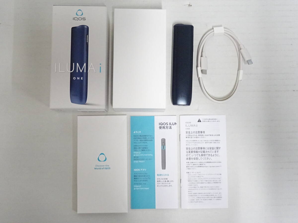 EA-932◆IQOS ILUMA i ONE アイコス イルマ i ワン ミッドナイトブラック 中古品 【製品登録不可】