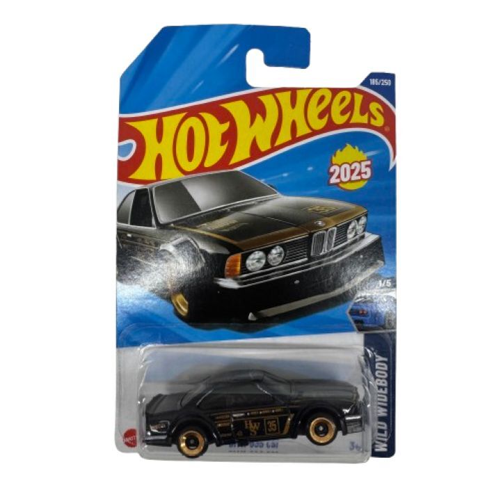 ▲【Hot Wheels/ホットウィール】BMW 635 CSi 185/250 2025 WILD WIDEBODY 1/5 黒★6204