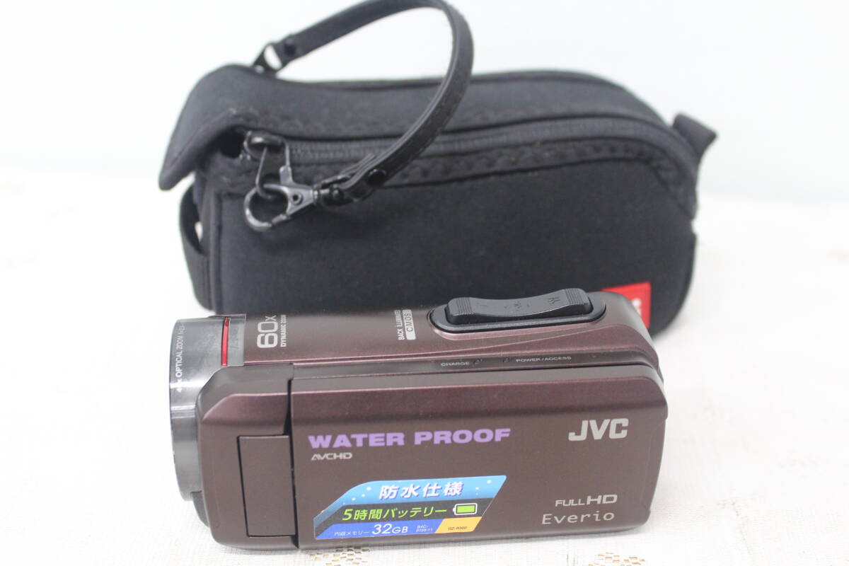 ☆【難有り】JVC　ビデオカメラ　GZ-R300-T　動作確認済み　激安　1円スタート