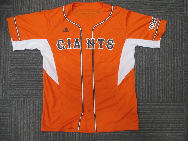 ☆【中古】読売ジャイアンツ 巨人 オレンジ ユニフォーム Lサイズ GIANTS 応援 激安 1円スタート