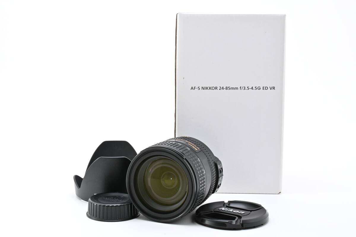 #5424 【白箱付・実用品】 Nikon AF-S NIKKOR 24-85mm F3.5-4.5 G ED VR ニコン フルサイズ 標準ズーム ★現状品★