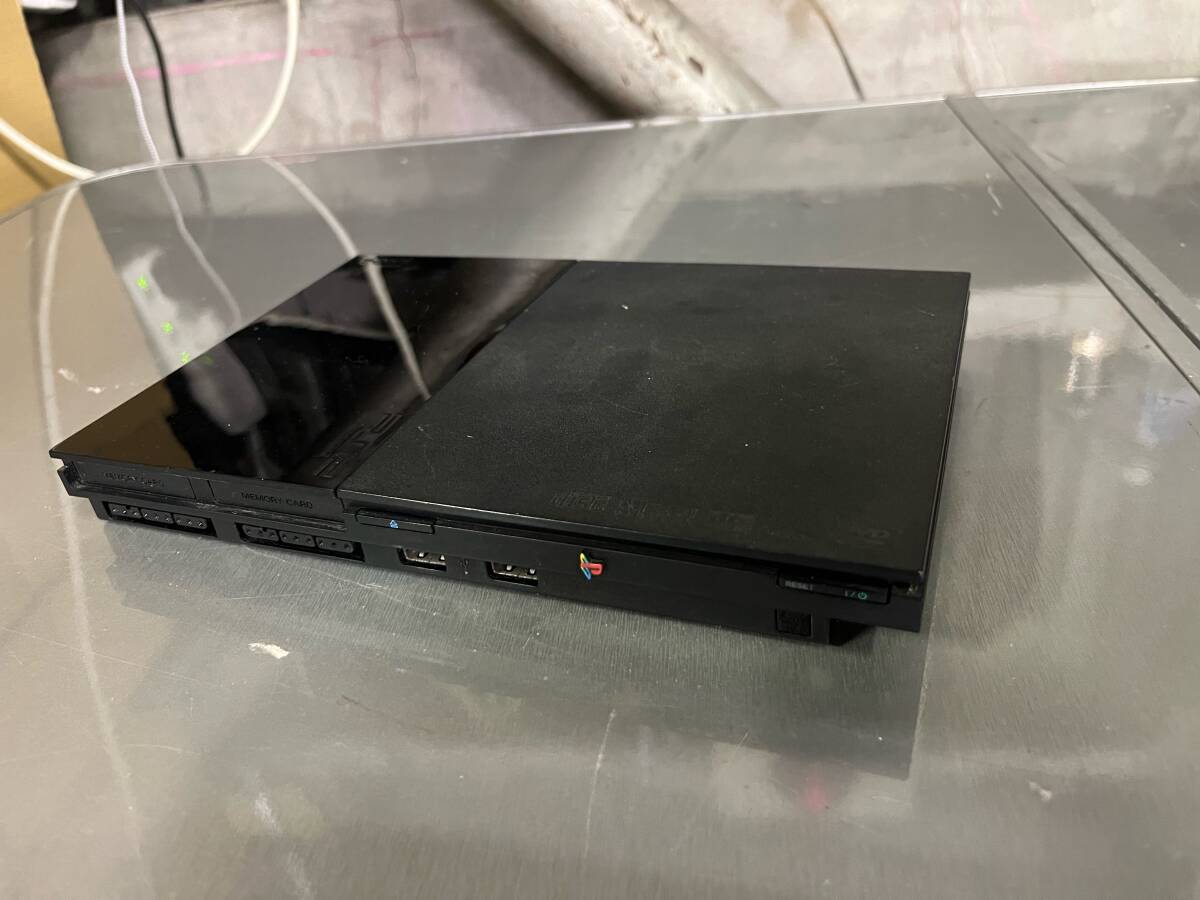 未確認▽SONY/ソニー PlayStation2本体「SCPH-90000」チャコールブラック/ PS2