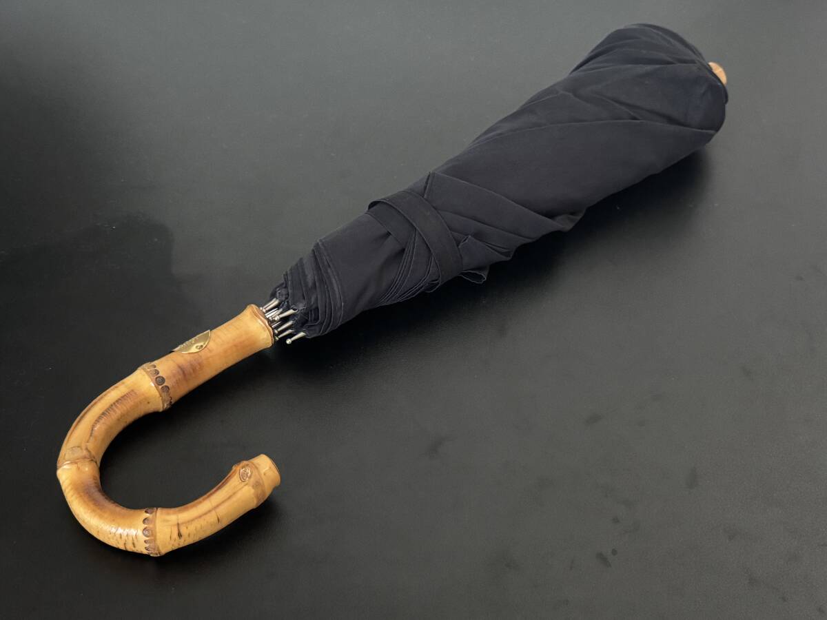 トラディショナルウェザーウェア 日傘 晴雨兼用 バンブーハンドル used Traditional Weatherwear