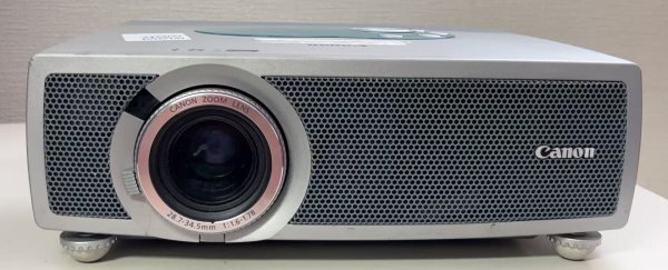 Canon LV-S1 液晶プロジェクター VGA入力映像出力確認済み 本体ボタン操作OK 電源線・VGA線付 現状品 /t260520-0006