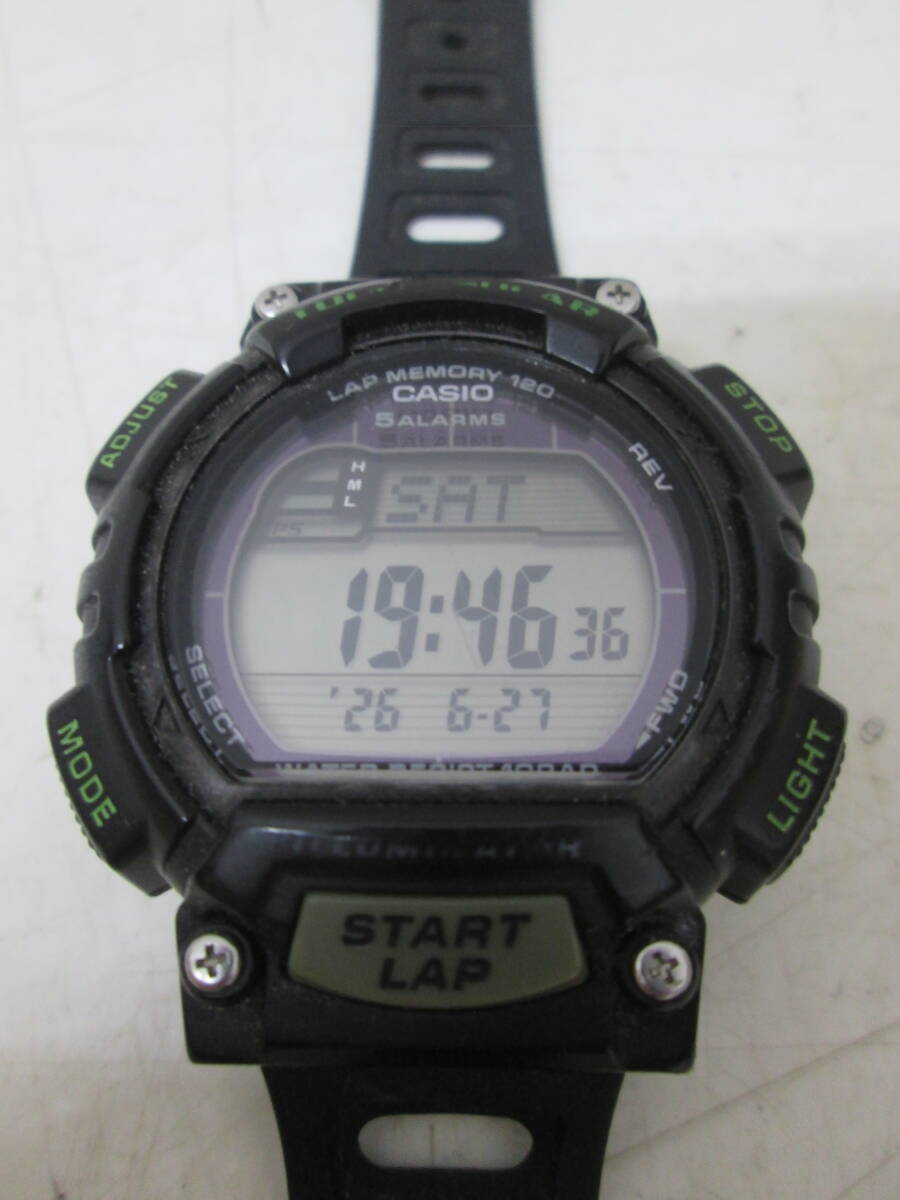 (31)☆CASIO カシオ スポーツウォッチ タフソーラー STL-S100H メンズ腕時計 稼働品 
