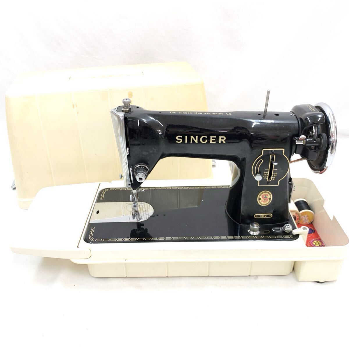FN19395T【1000円スタート】SINGER シンガー 191U ミシン 足踏みミシン 裁縫 手芸 ハンドメイド 現状出品