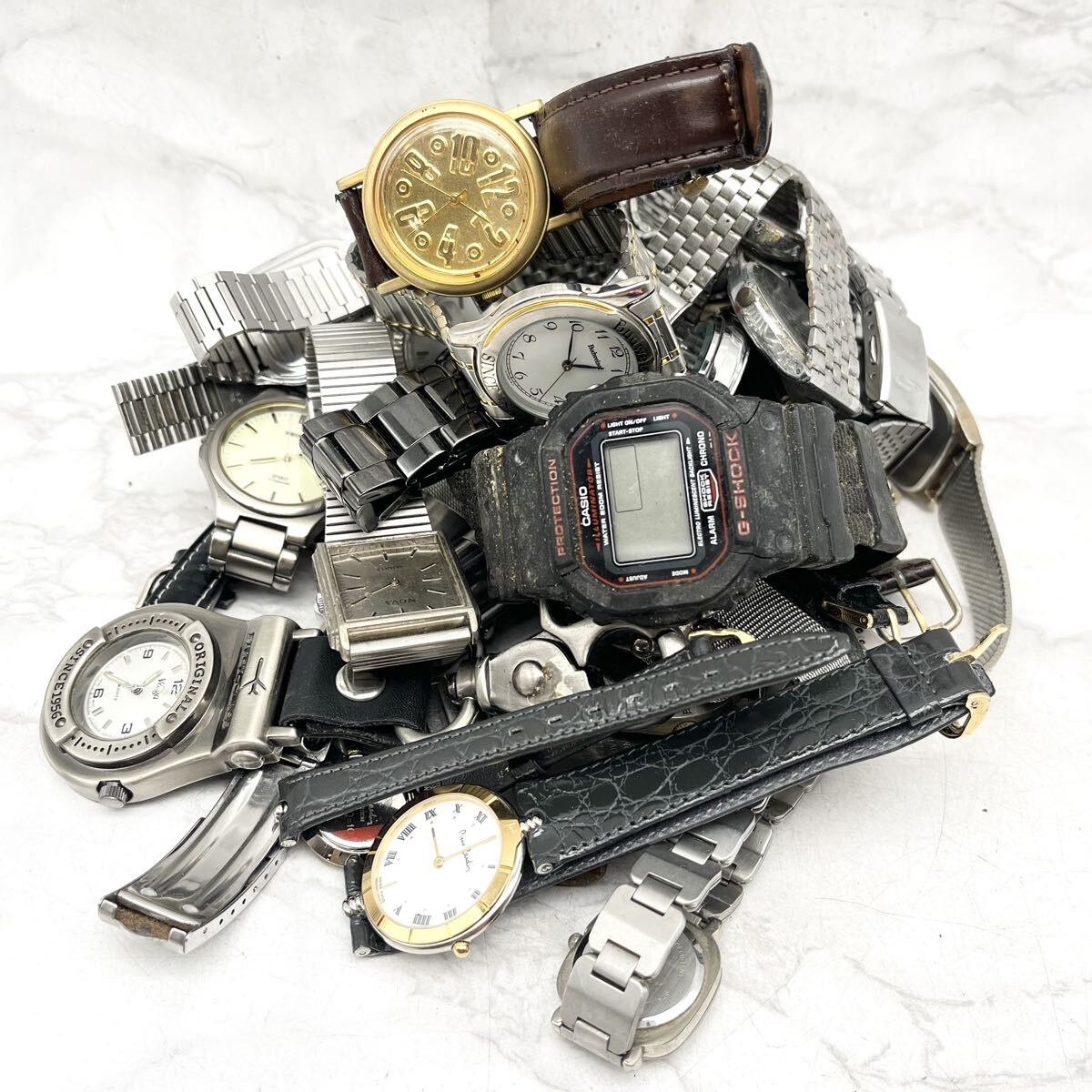 FN19402M【まとめ売り】CASIO SEIKO CITIZEN RICOH QUARTZ クォーツ 腕時計 レディース メンズ 総重量 約1607g