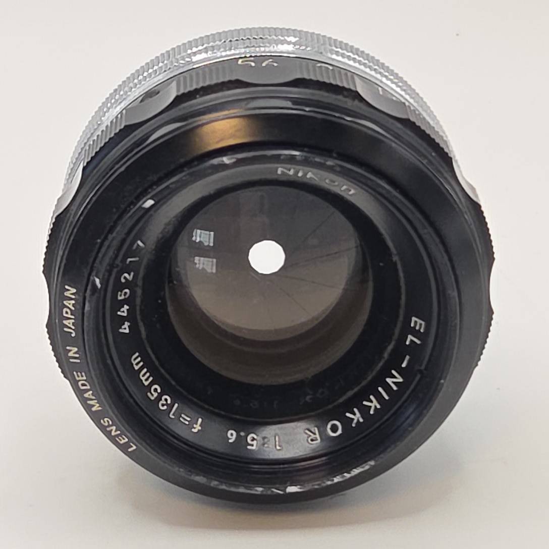 Nikon ニコン EL-NIKKOR 135mm F5.6 引き伸ばしレンズ レンズにくもり有　動作未確認　B735