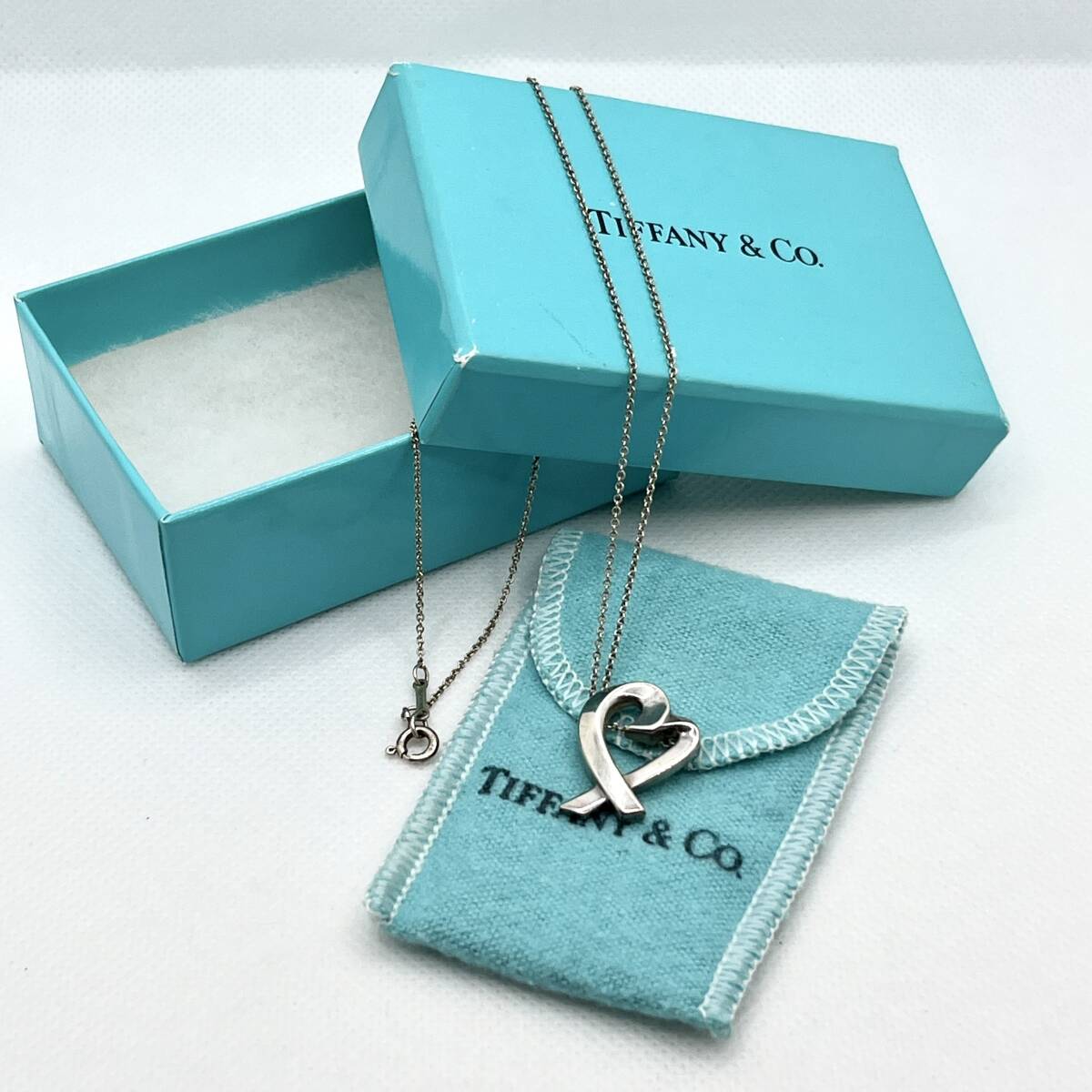 TIFFANY＆Co. ティファニー ラビングハート ネックレス SV925 シルバー パロマピカソ 箱・保存袋あり