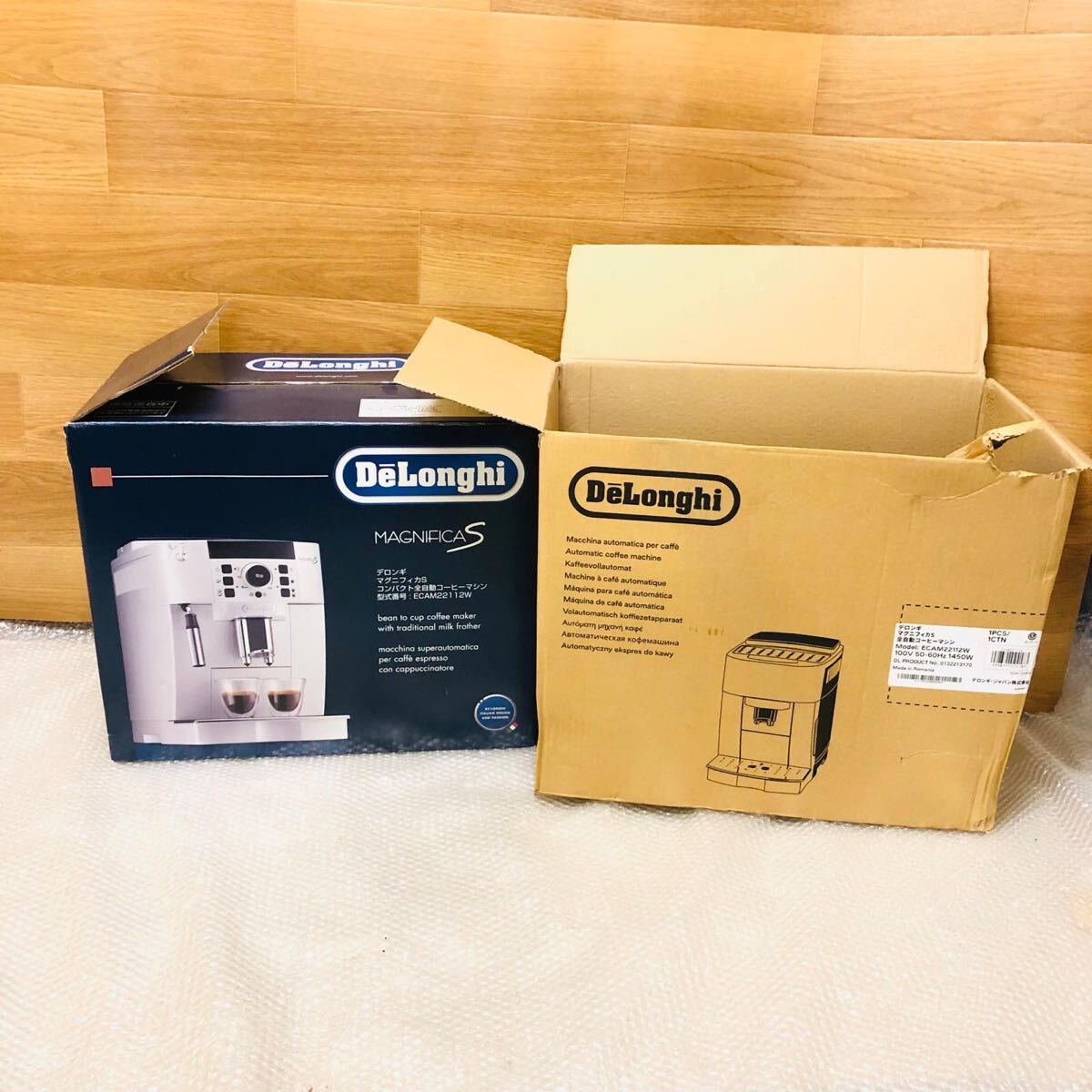 ロンギ 全自動コーヒーマシン　マグニフィカ ESAM1500DK DeLonghi 動作品