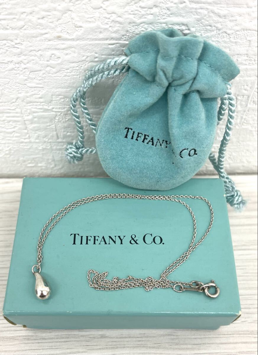 ★【商品説明欄必読】 ティファニー Tiffany & Co SV925 ティアドロップ ネックレス ペンダント アクセサリー レディース ファッション