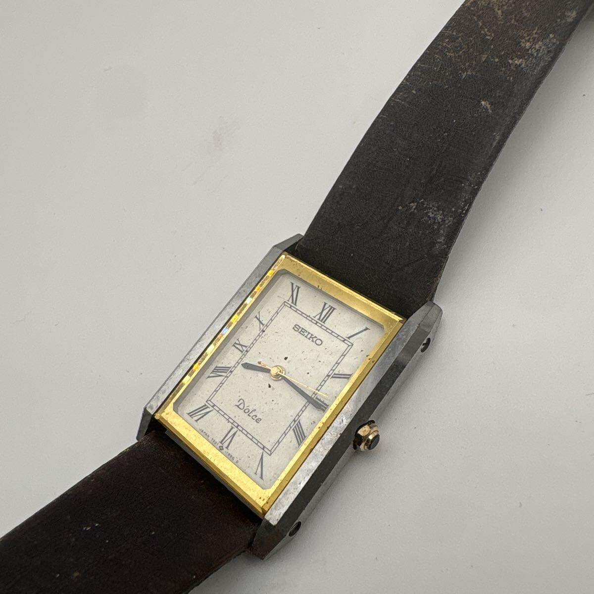SEIKO セイコー ドルチェ 腕時計 クォーツ スクエア QZ 7321-6170