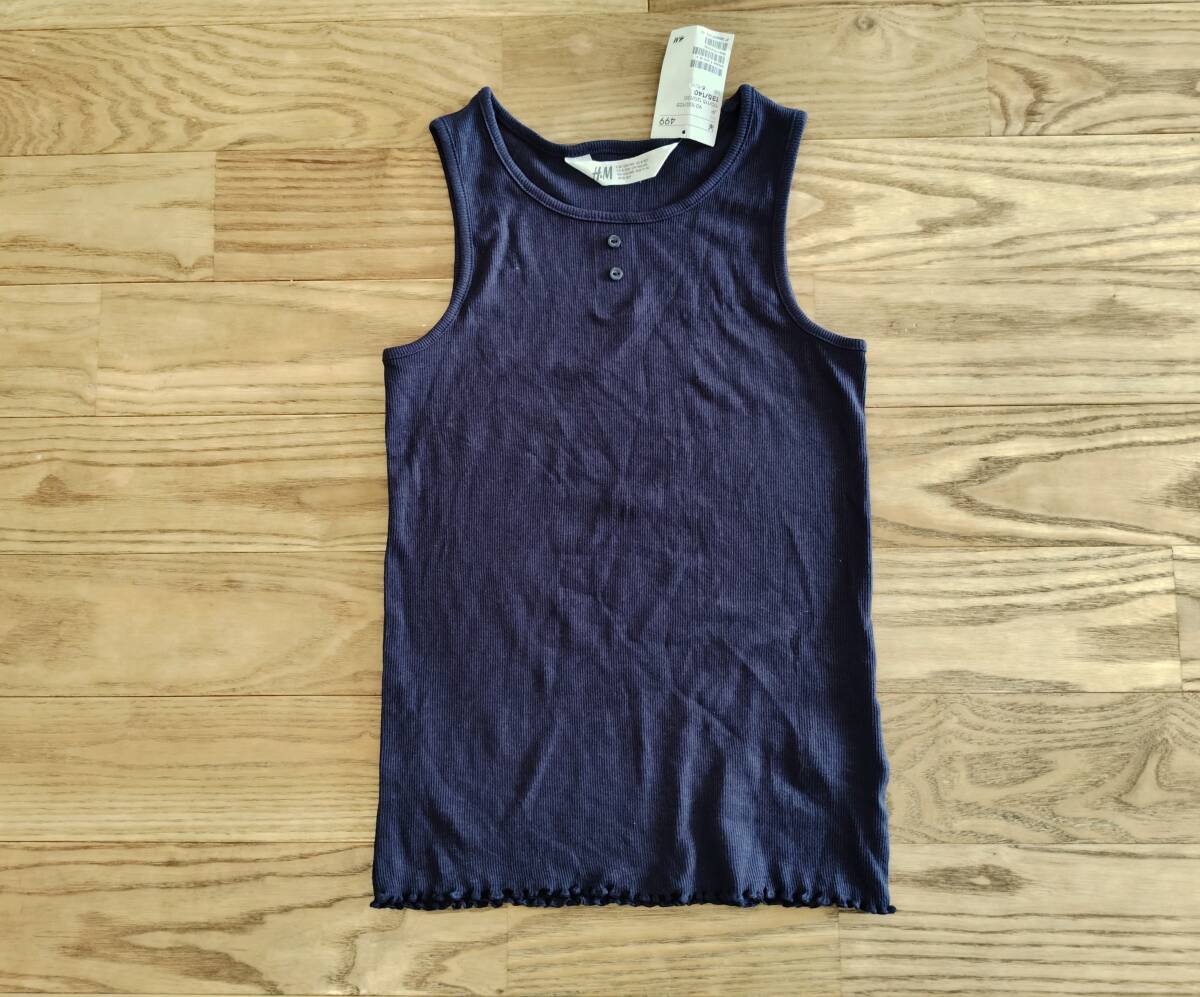 新品タグつき　H&M　キッズ　タンクトップ　135/140