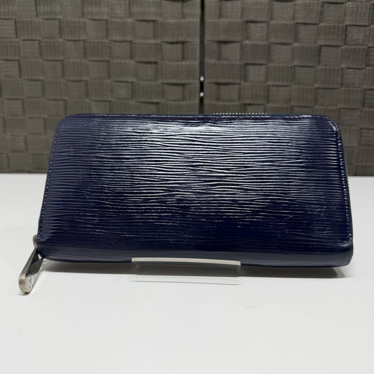 LOUIS VUITTON エピ 長財布 ルイヴィトン ジッピーウォレット ネイビー レザー ジッピー ウォレット