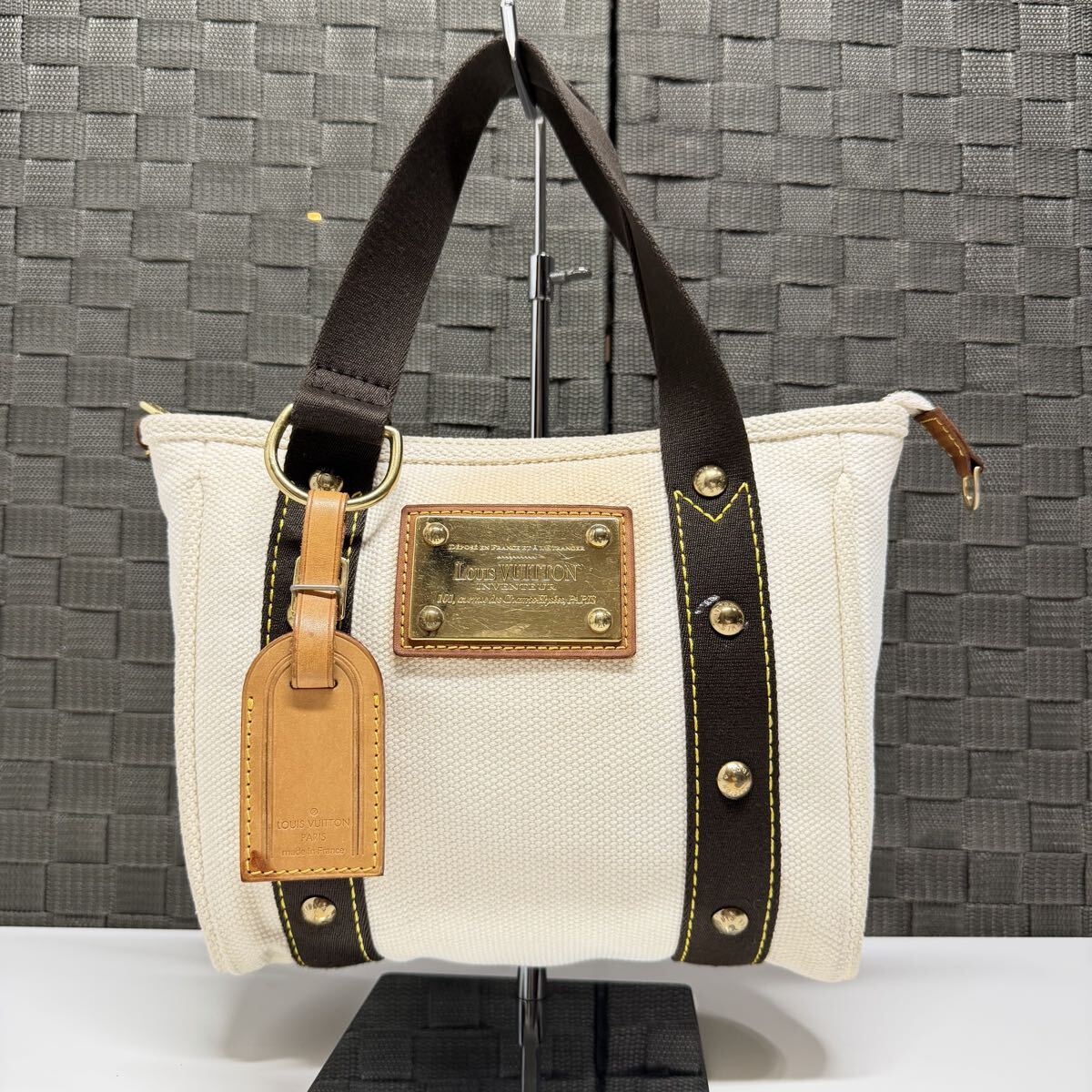 LOUIS VUITTON アンティグア カバPM キャンバス M40036 トートバッグ