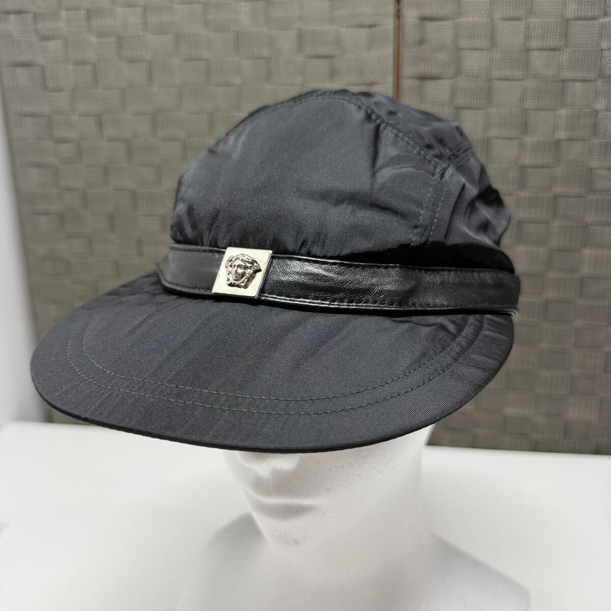 VERSACE キャップ 帽子 ブラック 黒