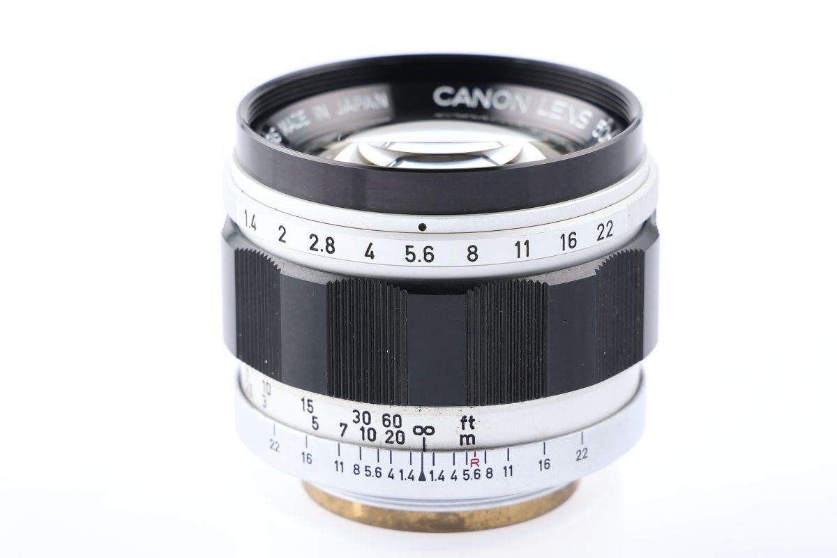 【かめらや】5814 Canon CANON LENS 50mm F1.4 単焦点 標準レンズ L39 Lマウント