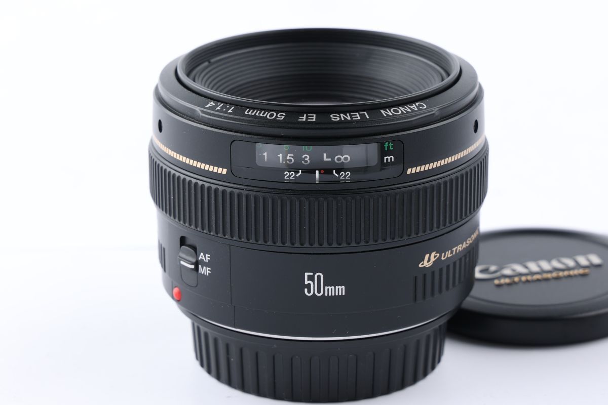 【かめらや】00085 美品 Canon EF 50mm F1.4 USM AF 単焦点 標準レンズ EFマウント
